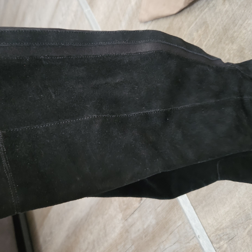 Marc Fisher Black Suede Boots